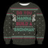 Wanna Build A Snowman Unisex Wool Sweater